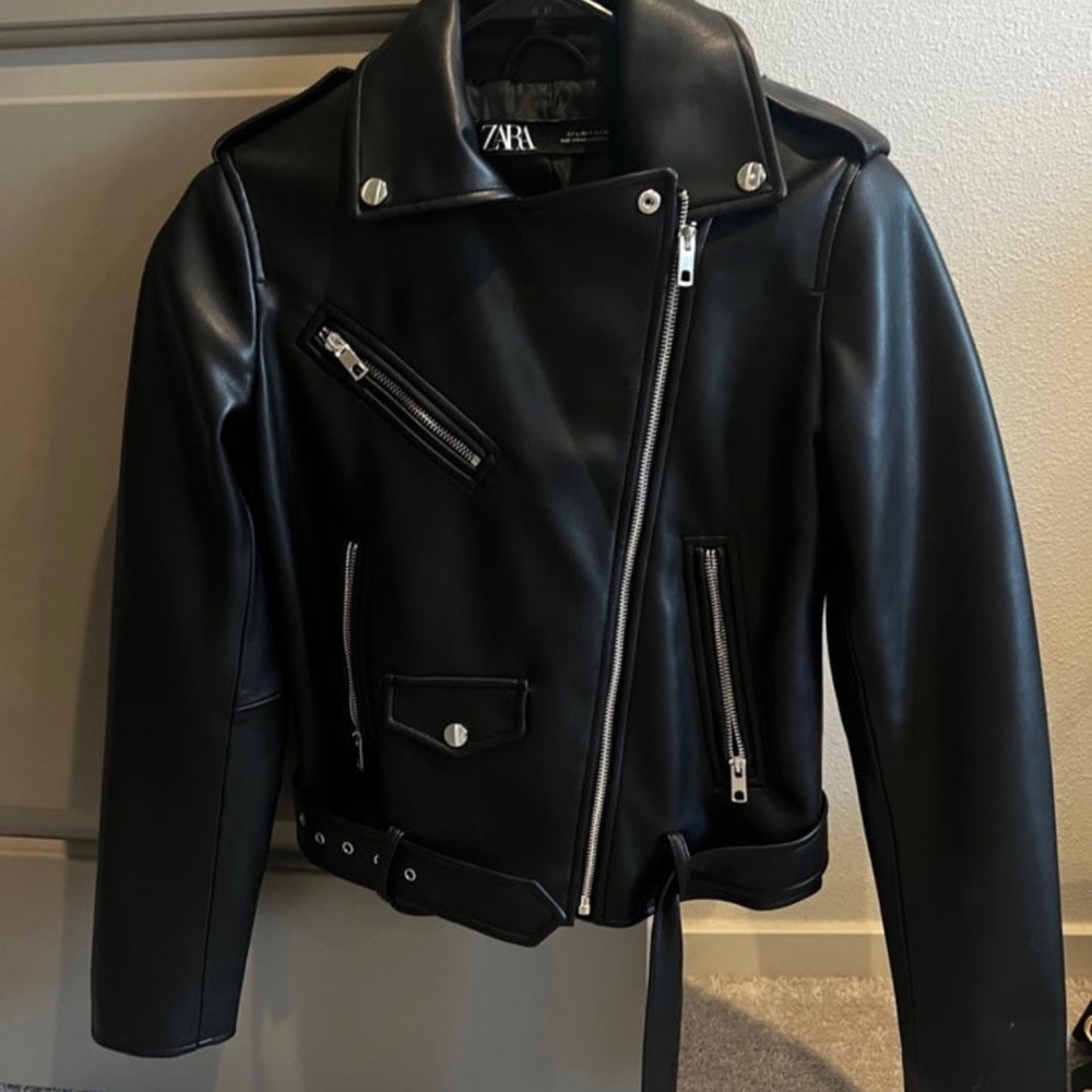 FAUX LEATHER ZARA JACKET - Picture 2 of 3